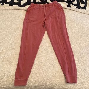 Red soft Anthropologie pants xs super stretch